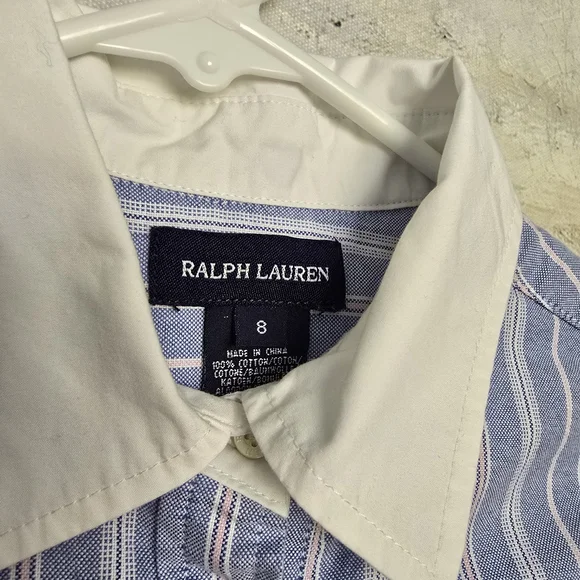 Polo by Ralph Lauren Light Blue Striped Dress - Picture 4 of 5